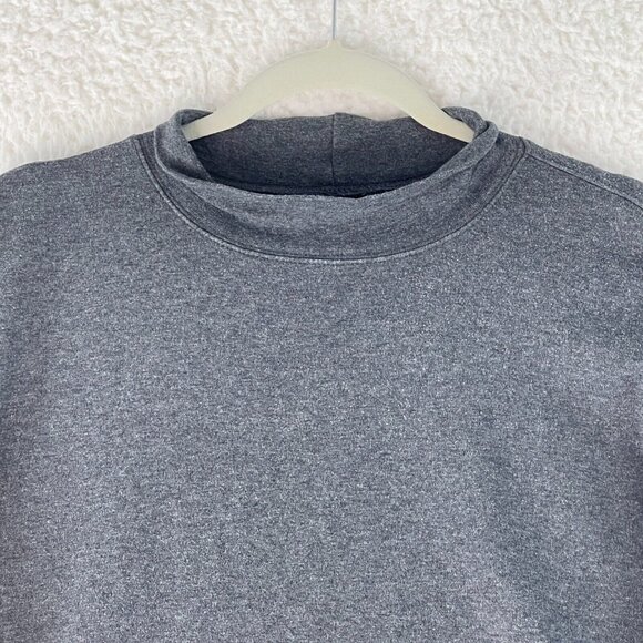 L.L. Bean Solid Gray Long Sleeve Turtle Neck Shirt Mens Pullover Stretch Size XL - Picture 5 of 16